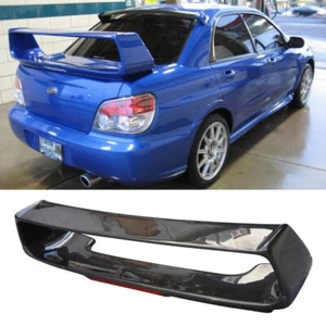 Carbon Fiber Rear Wing Trunk Lip Spoiler For 2002-07 Subaru Impreza WRX STI 9TH - Picture 1 of 12