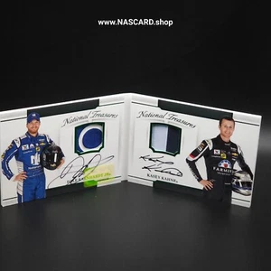 2017  National Treasures Dual Auto Booklet Dale Earnhardt Jr. Kasey Kahne 1/5 - Picture 1 of 2