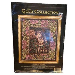 Dimensions ~TAPESTRY ANGEL~ 2450 Gold Collection NEEDLEPOINT KIT 1996 Unopened - Picture 1 of 8