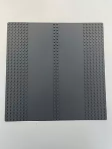 LEGO Baseplate Baseplate 30225c01, Dark Bluish Grey Dark Grey Street Road - Picture 1 of 2