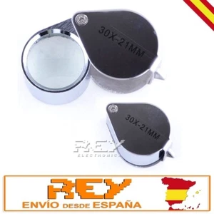 Lupa 30x,30x21mm Sellos Monedas Relojero Joyas d139 - Imagen 1 de 4