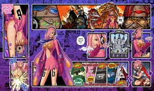 One Piece Vinsmoke Reiju (Purple/Blue) Playmat Gaming Desk Playmat - Picture 1 of 1
