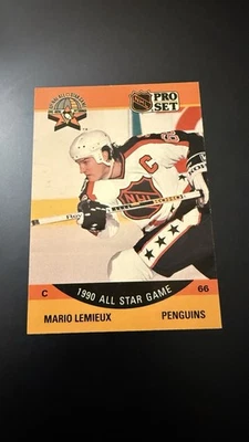1990 Pro Set All Star Mario Lemieux Pittsburgh Penguins #362 Foto 1 de 2
