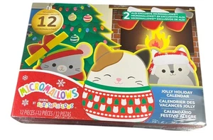NUEVO Squishmallows 2025 Micromallows 2.5” Calendario de Adviento de Vacaciones 12 Piezas Juego de Peluche - Imagen 1 de 6
