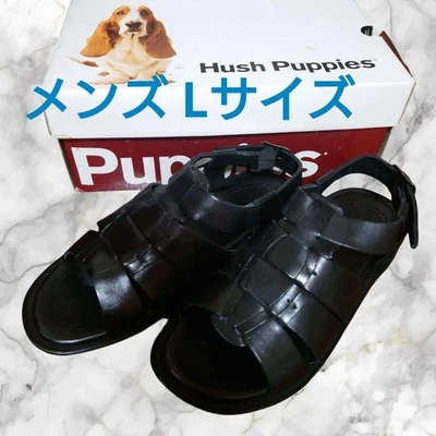 Hush Puppies Leather Men's Sandals Black 29cm Mint Unused No Box - Image 1 of 4