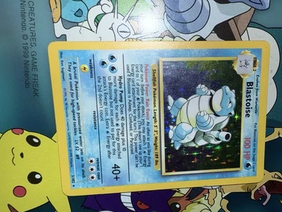 1999 Holo Rare Blastoise 2/102 Base Set Pokémon Card WOTC TCG - Image 1 of 4
