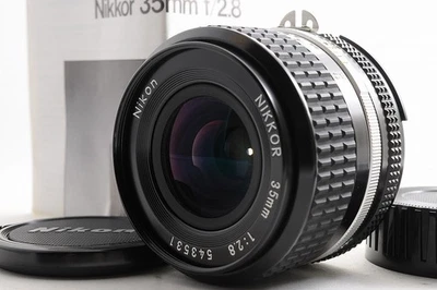 Nikon Ai-S Nikkor 35mm F2.8 MF lente gran angular con instrucciones CASI... - Imagen 1 de 4