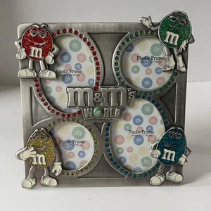 Marco de fotos de peltre M&M’s WORLD contiene 4 fotos coleccionables brillantes M&M’s - Imagen 1 de 5