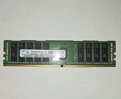 128GB 2S4Rx4 PC4-2400T ECC REG 19200 RDIMM Samsung Memory M393AAK40B41-CTC0Q - Image 1 of 4