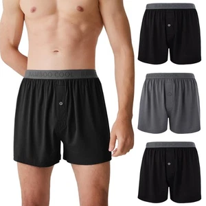 Mens Boxer Shorts Underwear Soft Comfortable Breathable Knit Boxers Short for... - Picture 1 of 6