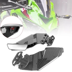 For GSXR750 Suzuki GSXR600 GSXR1000R 1300R Adjustable Wind Wing Rearview Mirrors - Picture 1 of 15
