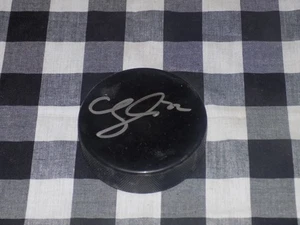 Cole Schwindt Signed Blank Hockey Puck Vegas Golden Knights - Picture 1 of 1
