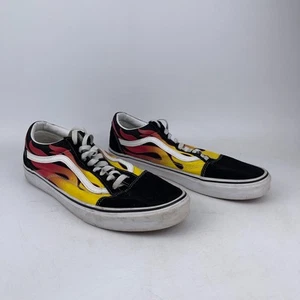 Vans Off The Wall Old Skool Schuhe Herren 13 Multi Wildleder Logo Flamme Niedrig 500714 - Bild 1 von 10