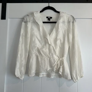 Top envolvente floral 100 % seda PAIGE talla XS - Imagen 1 de 7