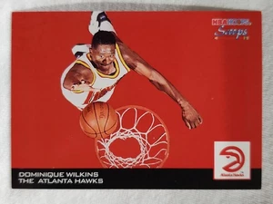 1993-94 NBA Hoops Scoops Dominique Wilkins #HS1 Atlanta Hawks - Foto 1 di 2