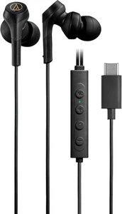 Audio-Technica ATH-CKS330NC BK Wired Earphones Type-C Noise-Canceling 1.2m Black - Picture 1 of 13