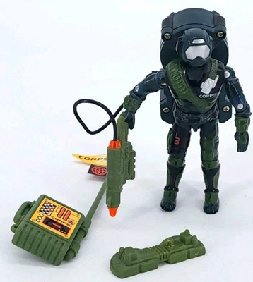 THE CORPS! VINTAGE 1998 LANARD LARS LAZER SPACE PILOT ACTION FIGURE- LOOSE 3.75" - Image 1 of 4