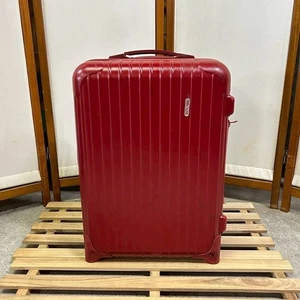 Rimowa Salsa 35L Red 2-wheels Carry Case Suitcase - Picture 1 of 9