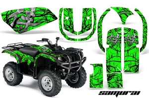 KIT DE CALCOMANÍAS DE GRÁFICOS YAMAHA GRIZZLY 660 CREATORX PEGATINAS SAMURAI BG - Imagen 1 de 1