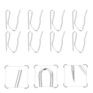 100 Pcs Curtain Hook Pleated Rod Accessories Drape Hooks for Curtains - Picture 1 of 12
