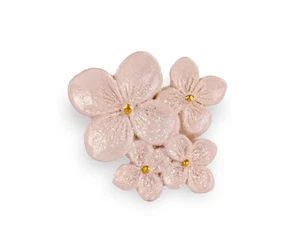 BOMBONIERA MAGNETE ROSA FIORI GLITTER IN RESINA  H 5 CM - Imagen 1 de 1