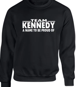 KENNEDY Herren Sweatshirt Familienname Nachname KANN 2 BELIEBIGER NAME ÄNDERN Geburtstag - Bild 1 von 1