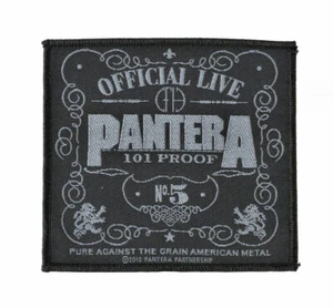 Pantera - 101 % proof - Offizieller gewebter Patch - Bild 1 von 2