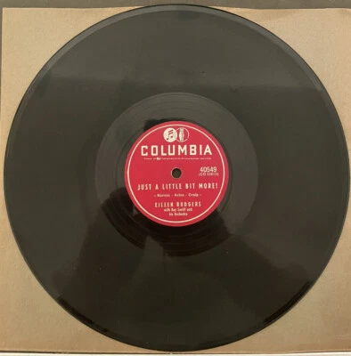 Eileen Rodgers /Ray Conniff- Now Is The Time/Just A Little Bit More!- 10" 78-RPM - Image 1 of 2