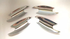 For Mercedes C55 CLS63 E55 S55AMG W203 W219 W211 W220 Chrome Door Handle Inserts - Picture 1 of 5