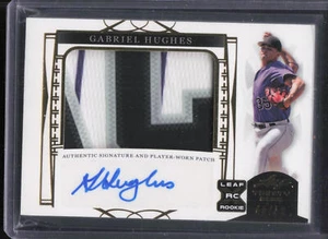 2022 Leaf Trinity #PA-GH2 Gabriel Hughes Prospect Patch Auto #/50 RG70 - Picture 1 of 2