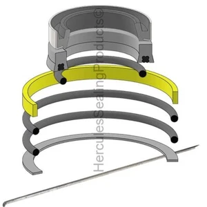 6514736 Tilt Cylinder Seal Kit Fits Bobcat 730 731 732 733 741 742 743 - Picture 1 of 1
