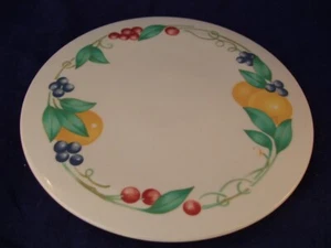 Corelle Coordinates Abundance Round Footed Trivet Hot Plate Melamine Melmac Ret - Picture 1 of 3