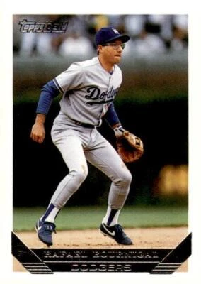 1993 Topps #651 Rafael Bournigal Gold Rookie Los Angeles Dodgers - Image 1 of 2