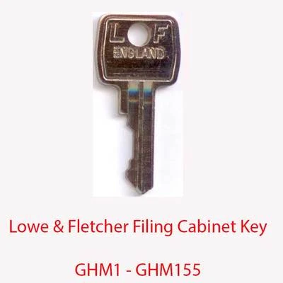 Lowe & Fletcher Replacement Filing Cabinet Key GHM1 - GHM155