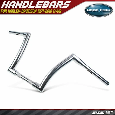 12" Handlebars for Harley-Davidson Fatboy Heritage Softail Road Glide Roadster - Image 1 of 4