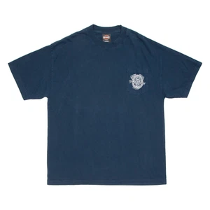 HARLEY DAVIDSON Mens Biker T-Shirt Blue XL - Picture 1 of 6