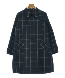 A.P.C. Bal Collar Coat NavyxWhite(Check Pattern) 34(Approx. XS) 2200404543037 - Picture 1 of 8