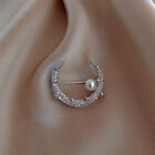 Star Moon Pearl Brooch For Fashion Office Party Brooch Garment Wedding Accesso p