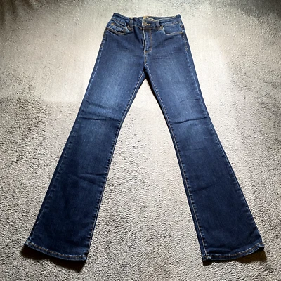 Hut Nicole Jeans Women 0 High Rise  Blue BootCut - Image 1 of 4