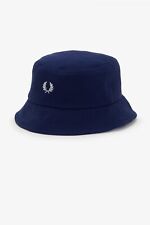 Fred Perry Hat A Bootleg Pique with Logo Hat Navy Blue HW5650 New SS23