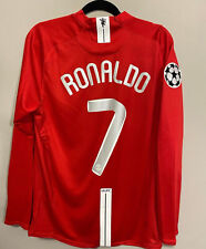 Ronaldo #7 Camiseta 2008 Manchester United Champions League Final Camiseta