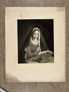 Graphik "Mutter Maria" - MÄNGEL - 55x44cm - Bild 1 von 15