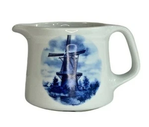 Delft Blue/Blauw Ter Steege BV Windmill Creamer Collectable Holland - Picture 1 of 11