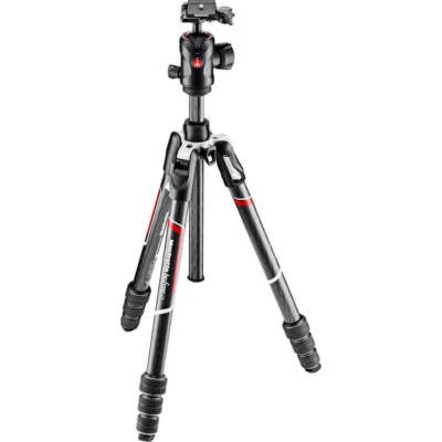 Manfrotto Befree GT Carbon Fibre Tripod with Twist Lock Ball Head - Black - Image 1 of 4