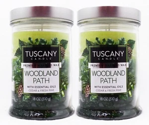 2 Toskana Kerze WOODLAND PATH 2 Docht Duftwachskerze 18 oz Groß - Bild 1 von 1