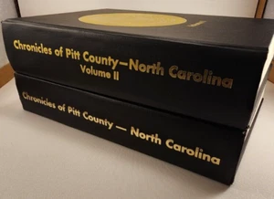 Chronicles of Pitt County North Carolina Set Volume I Volume II Historical - Picture 1 of 13