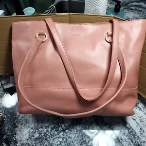 Bolso de Mano Hammitt Cuero Andersen Rosa Arena Nuevo - Imagen 1 de 6