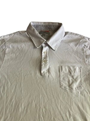 Jack Spade Polo Shirt White Cotton Short Sleeve Golf Men’s XL. - Image 1 of 4