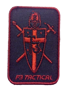 F3 TACTICAL Gear and Apparel Tactical Morale Patch SHOT-SHOW fabric hook & loop - Picture 1 of 5