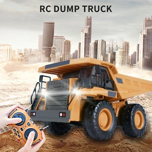 Remote Control Dump Truck Toys 1/24 2.4GHz 9CH RC Construction Toy Vehicles U6B3 - Picture 1 of 15